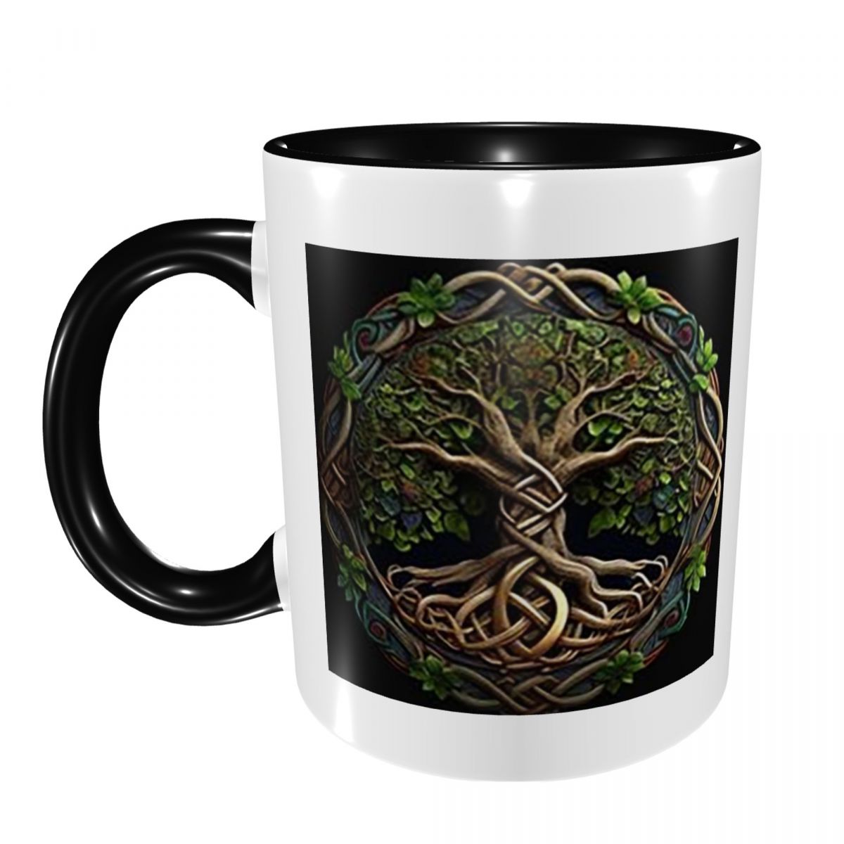 Coffee Tea World - Taza con diseño del árbol de