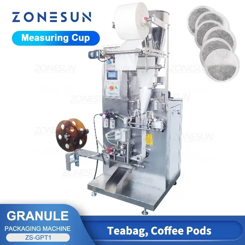 Coffee Tea And Bean Leaf - ZONESUN ZS-GPT1 Máquina automática de llenado