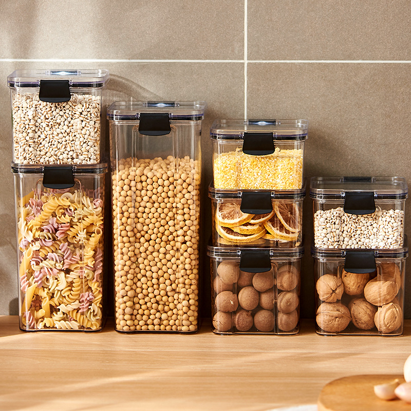 Tea Coffee Sugar Container - Tarros sellados para cocina, organizador de