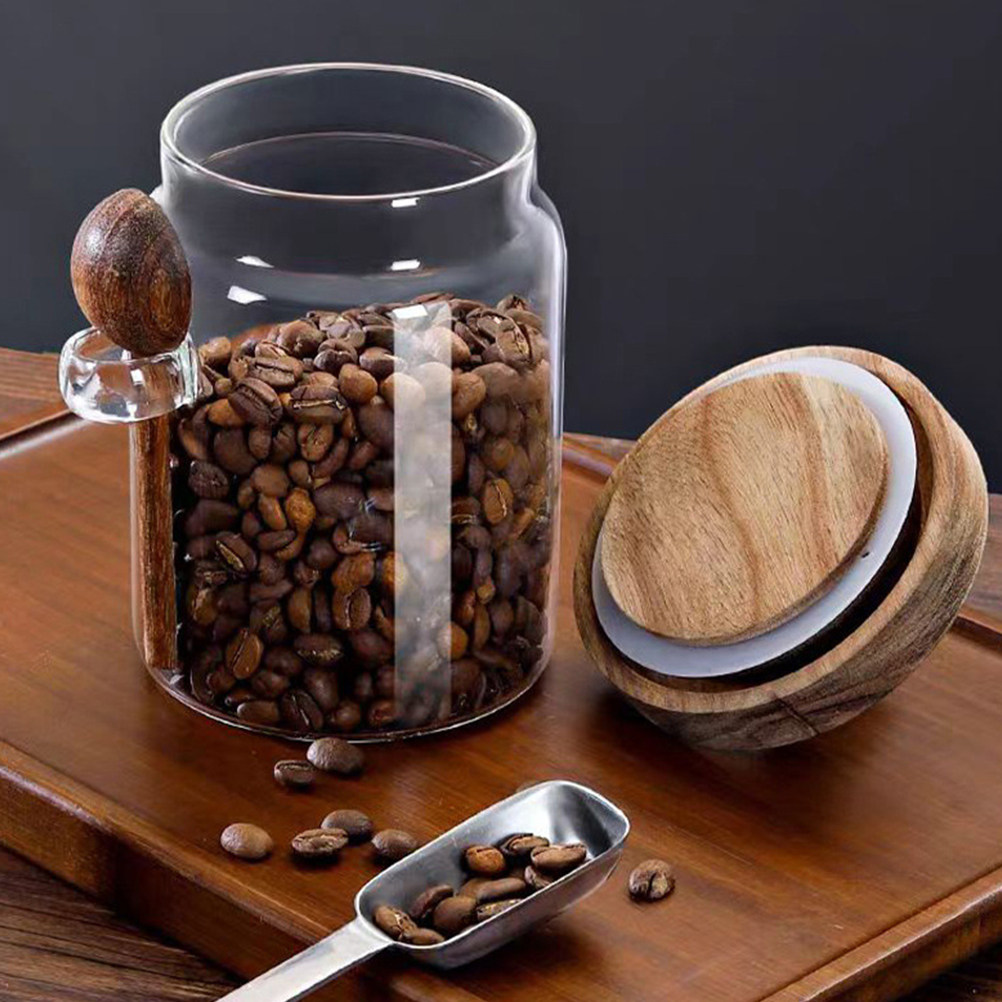 Tea Coffee Sugar Container - Frasco de Vidrio para Almacenar Granos