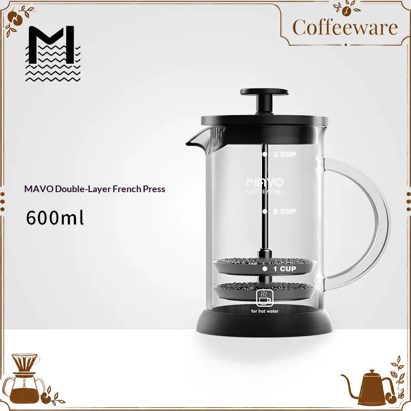 Coffee Tea Pot - Cafetera francesa MAVO con filtro de