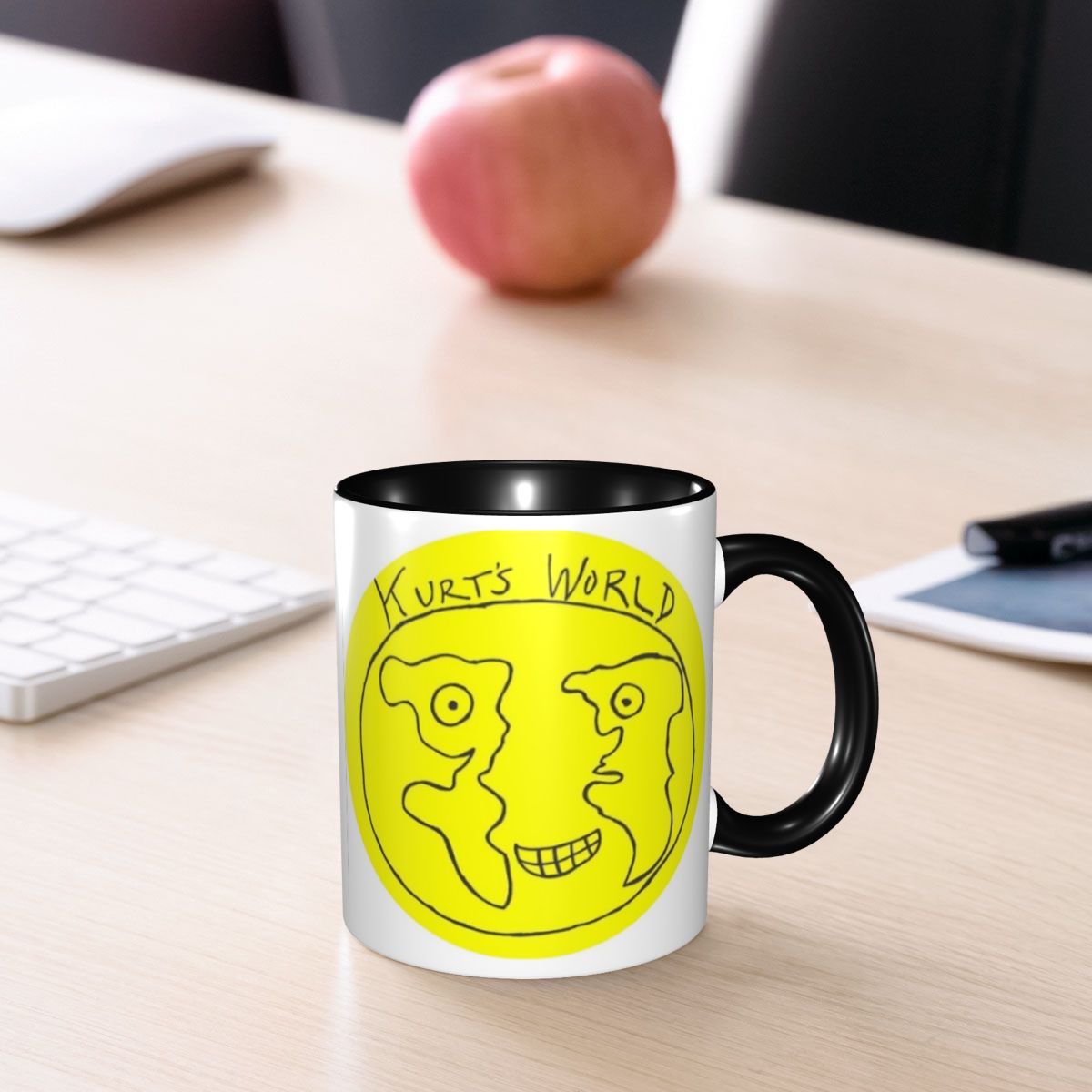 Coffee Tea World - Taza con logotipo de Joe Keery