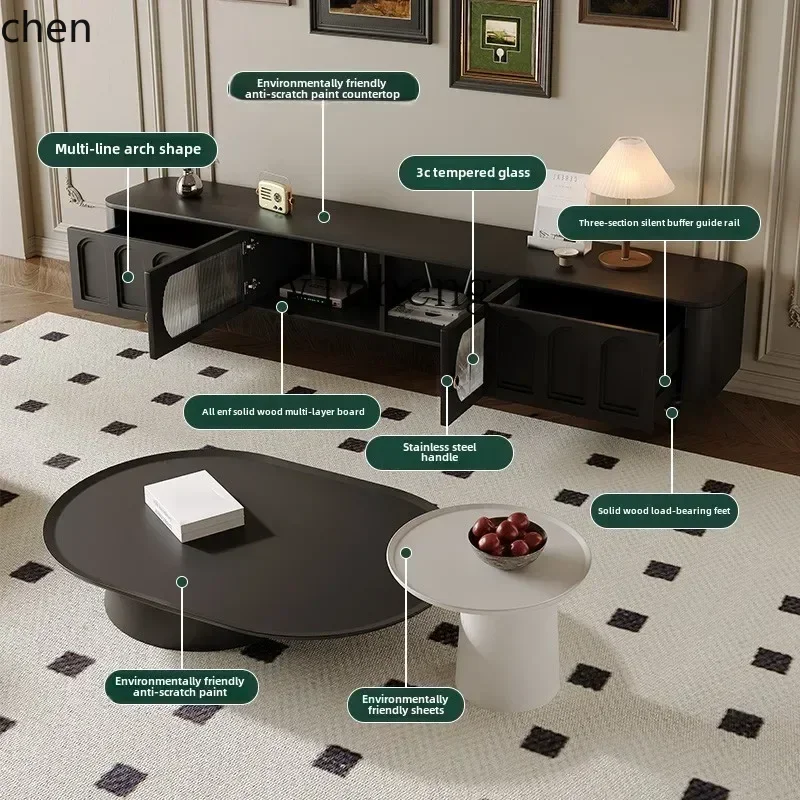 Coffee & Tea Garden Lincoln Menu - Mueble de TV retro i5.15, mesa