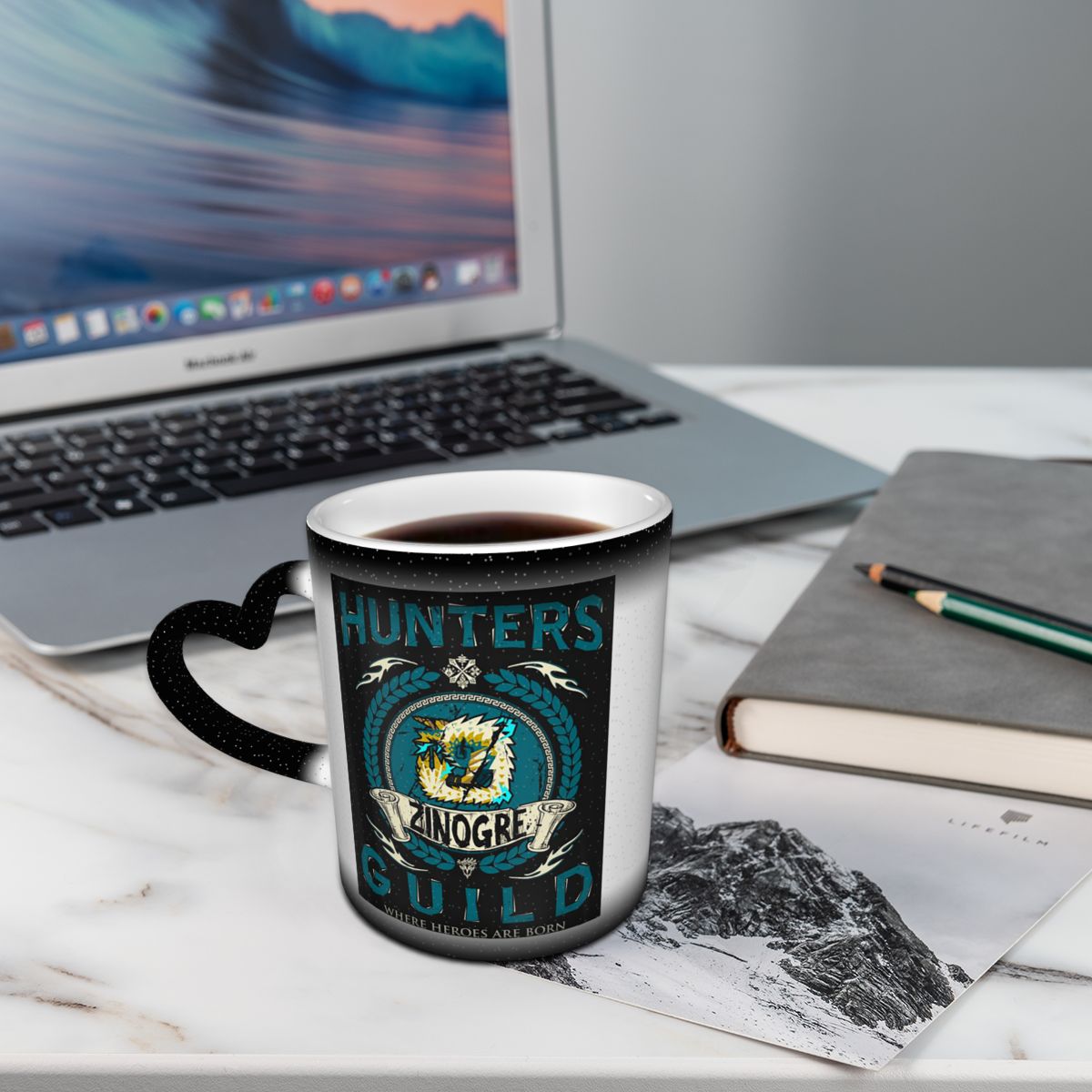 Coffee Tea World - Taza Monster Hunter World, tazas de