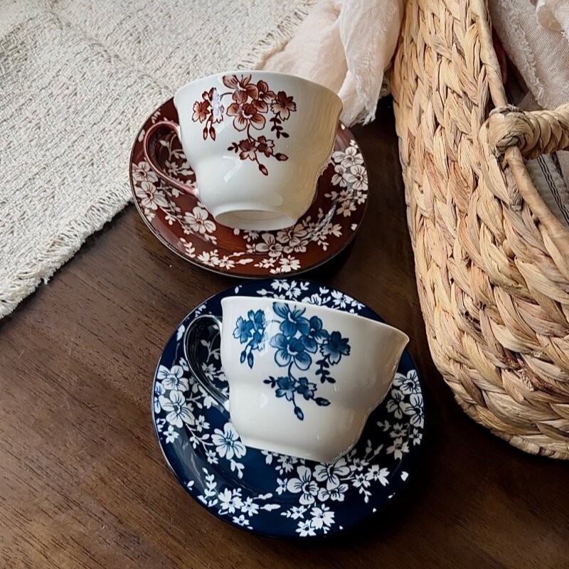 Juego de 2 Platos Vintage para - Tea Coffee Set Up reseña y precio