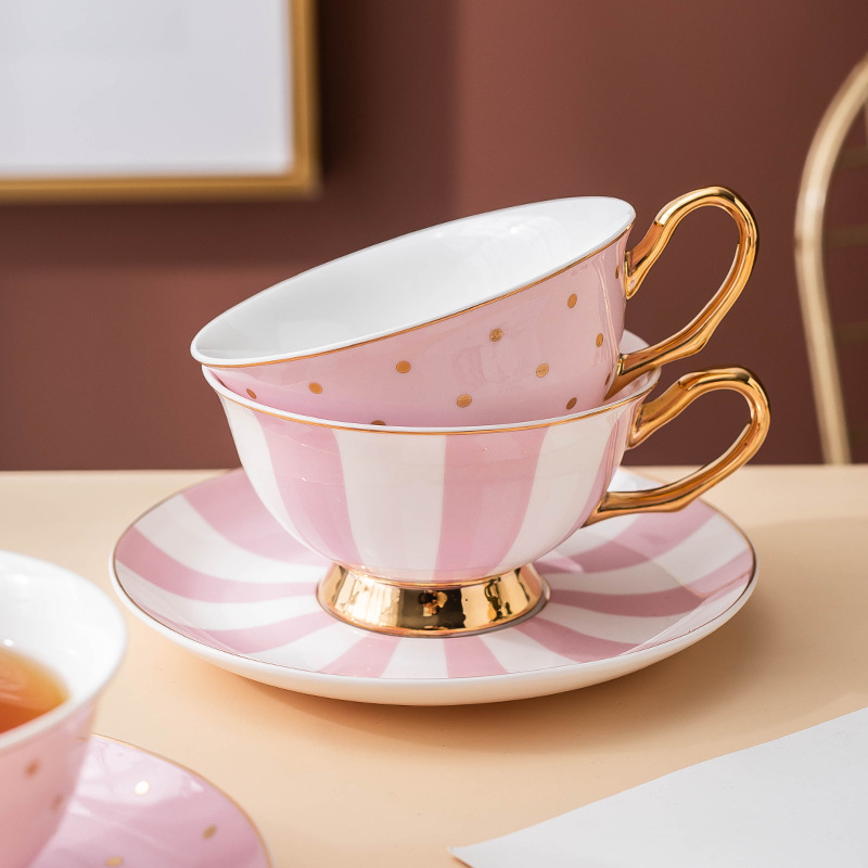 Tazas de Café de Cerámica Rosa - Coffee Tea Essentials reseña y precio