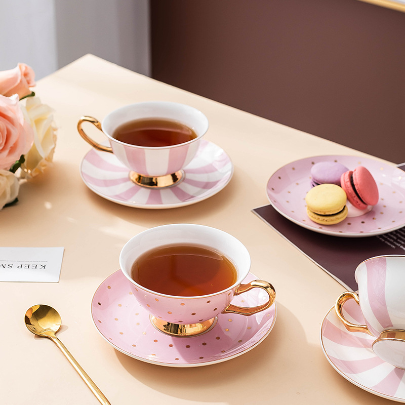 Tazas de Café de Cerámica Rosa - Coffee Tea Essentials reseña y precio