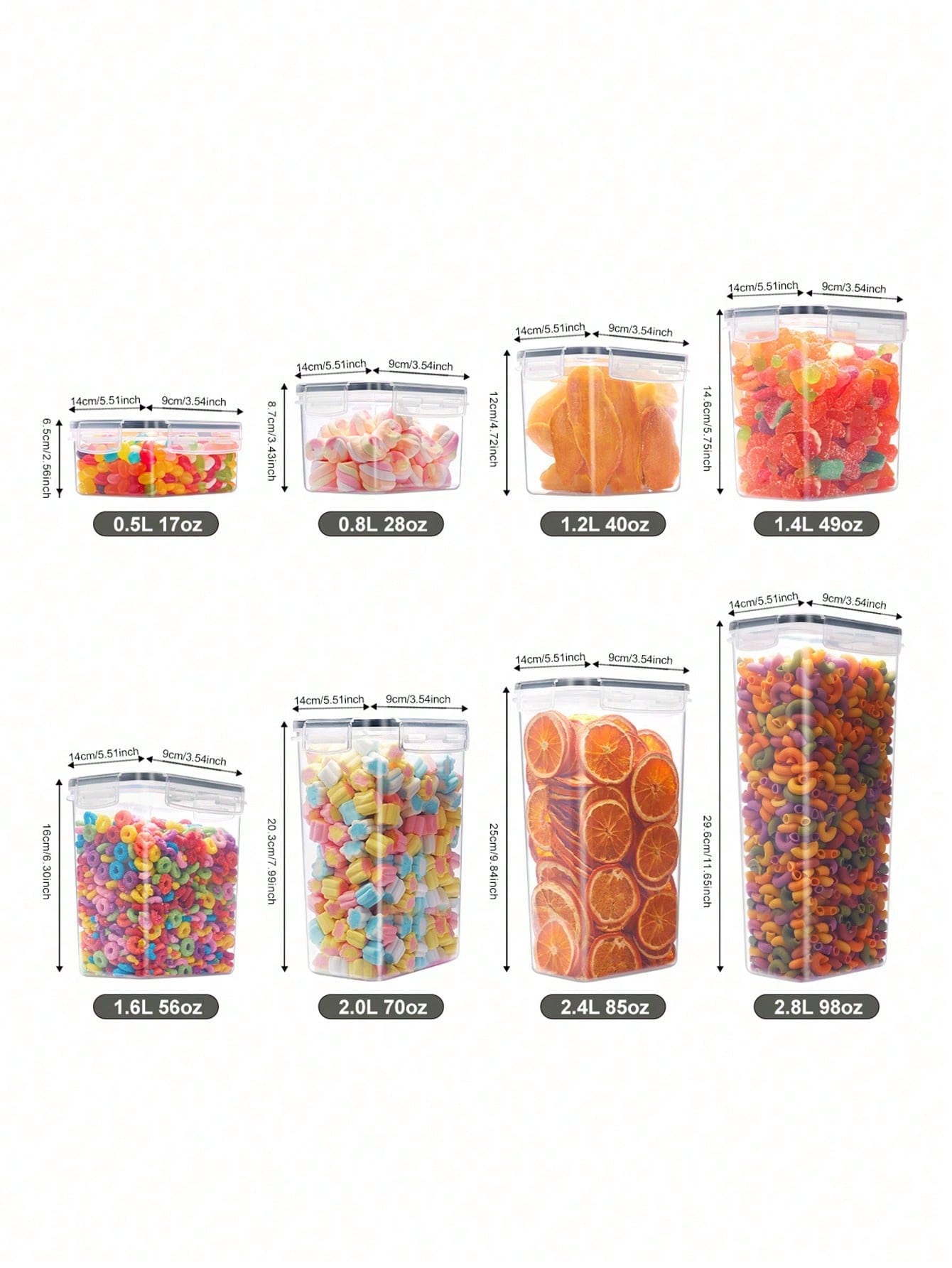 48 recipientes herméticos para - Tea Coffee Sugar Container reseña y precio
