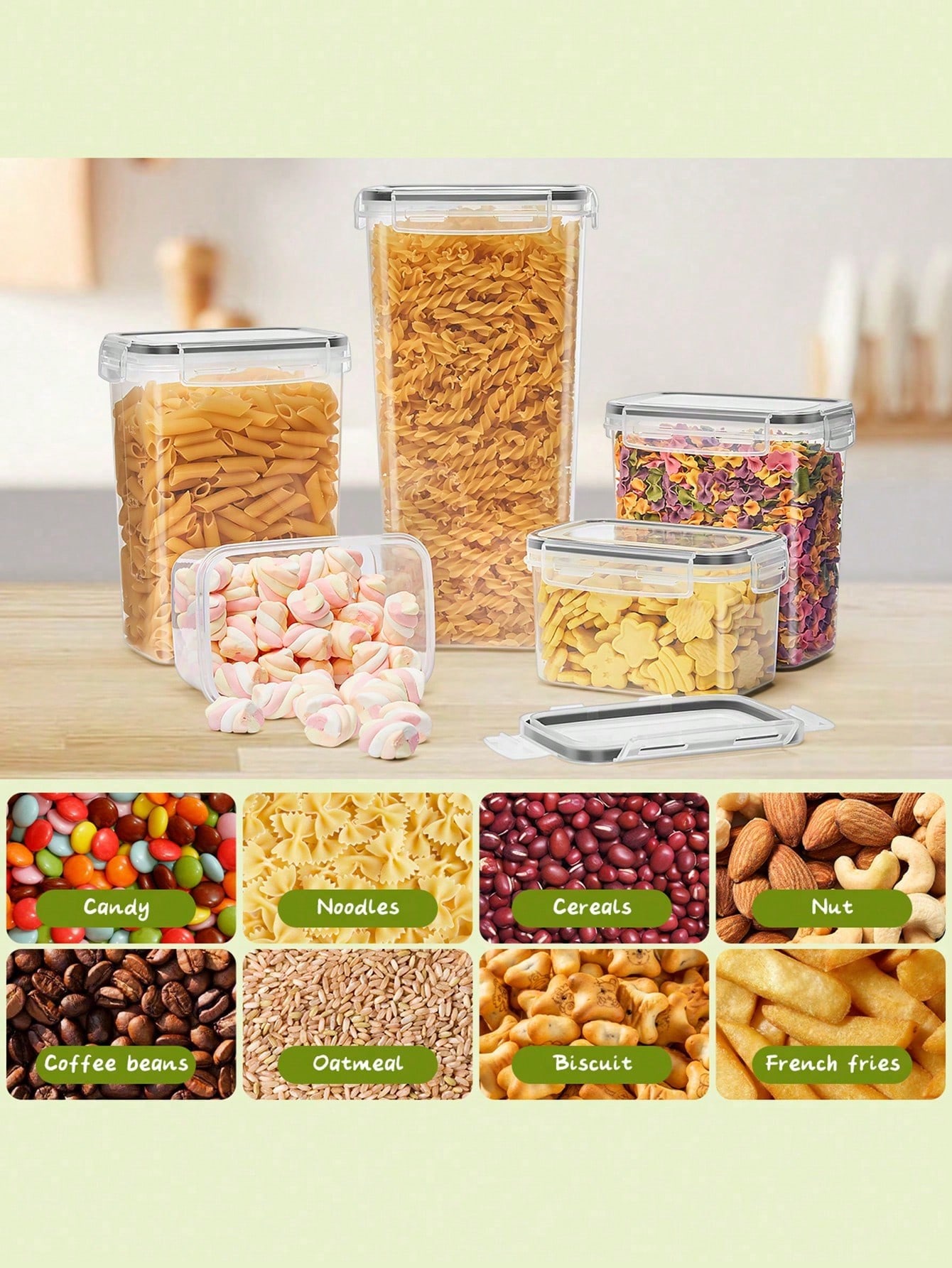 48 recipientes herméticos para - Tea Coffee Sugar Container reseña y precio