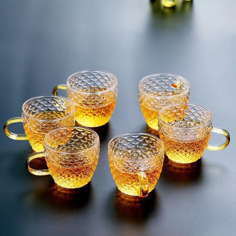 Juego de tazas de té de vidrio - Coffee Tea Catering reseña y precio