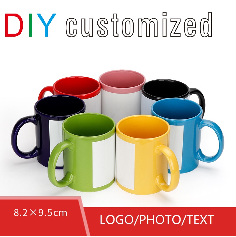 Taza negra con logotipo DIY, T - Coffee Tea Photos reseña y precio