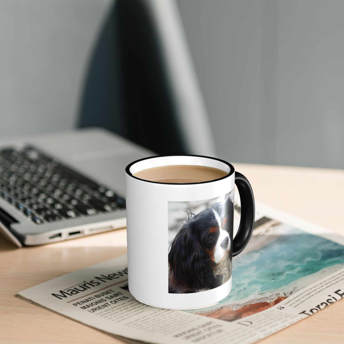 Taza con Foto de Perro Tricolo - Coffee Tea Photos reseña y precio