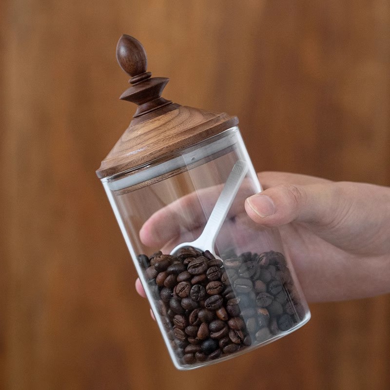 Tarro de almacenamiento de gra - Coffee Tea And Bean Leaf reseña y precio