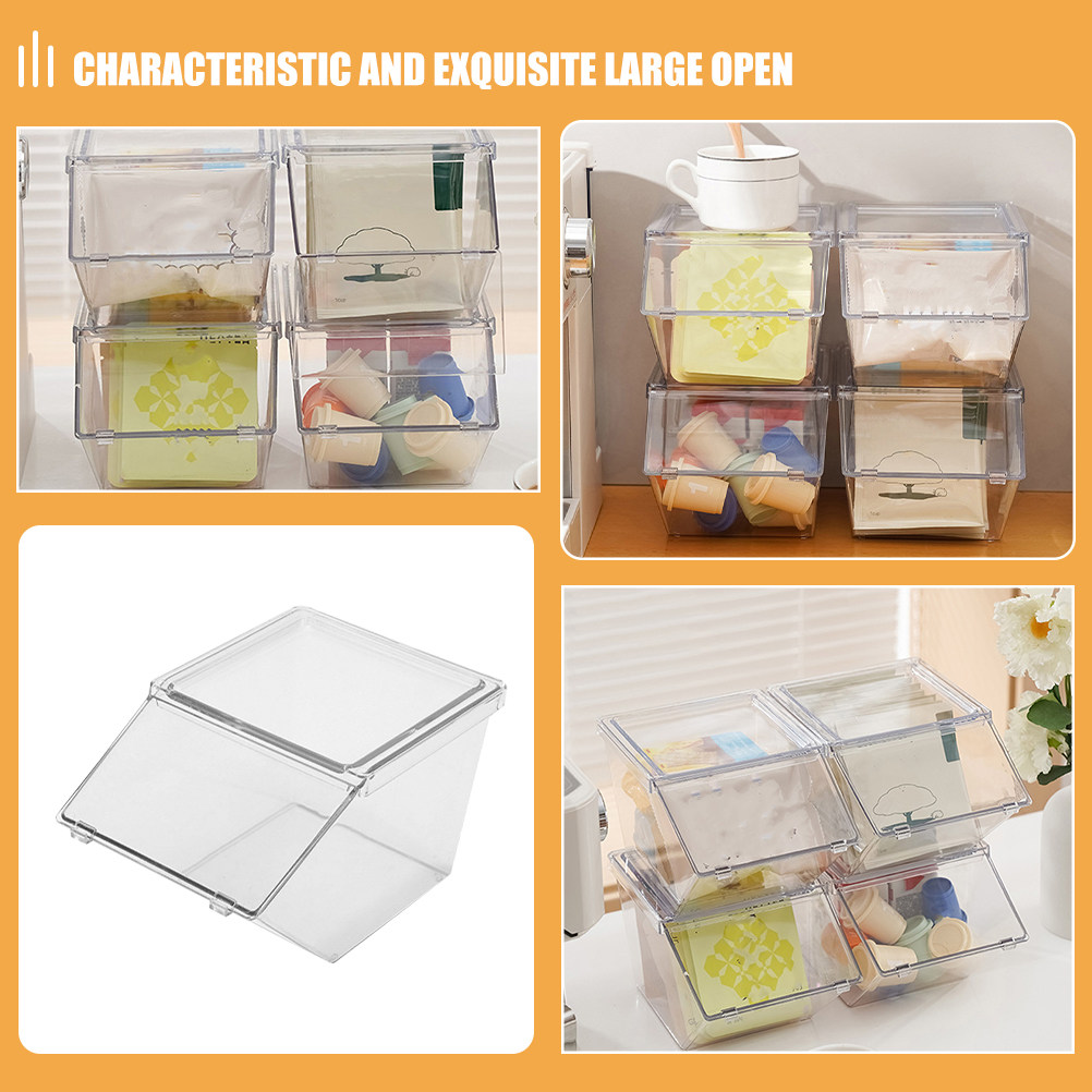 4 piezas de caja organizadora  - Tea Coffee Sugar Container reseña y precio