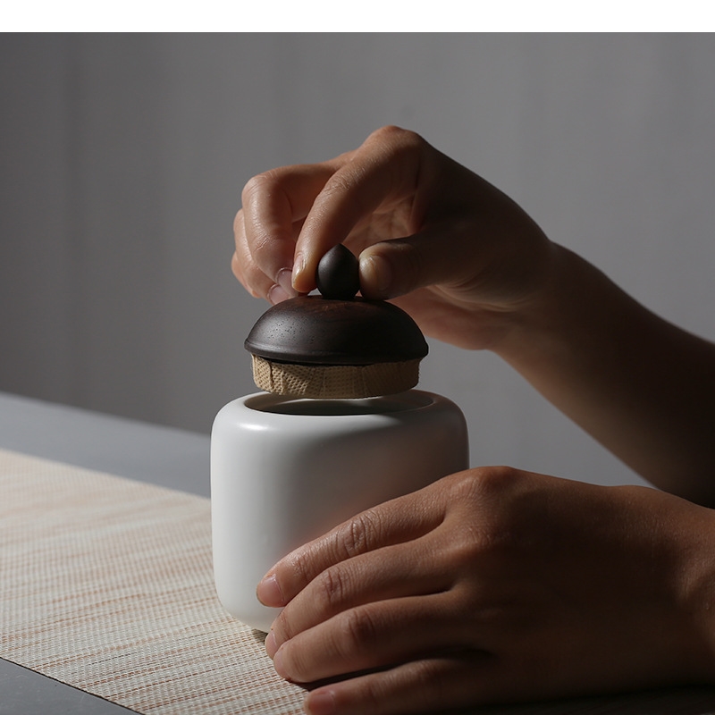 Tetera de cerámica con tapa de - Tea Coffee Sugar Container reseña y precio