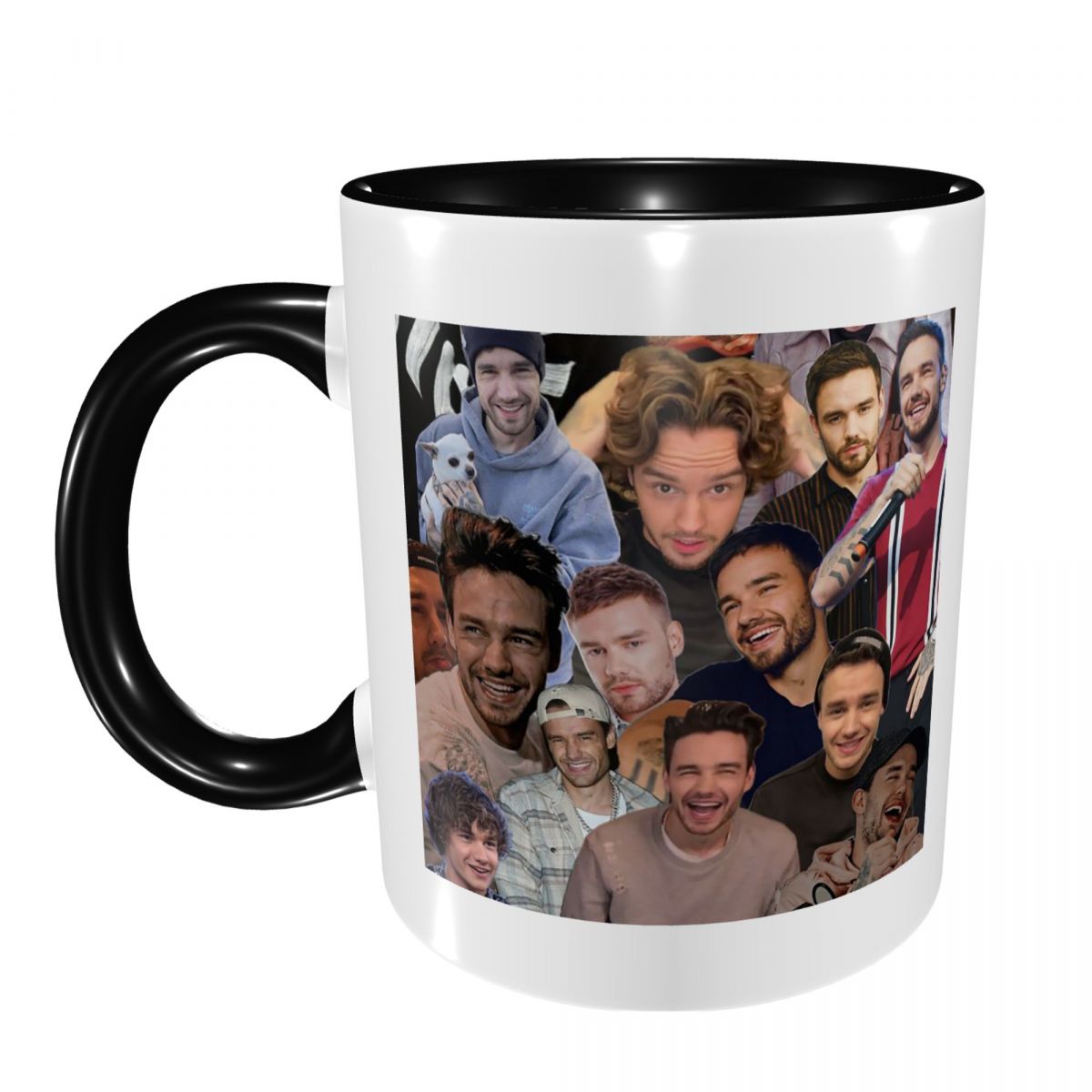 Taza con collage de fotos de L - Coffee Tea Photos reseña y precio