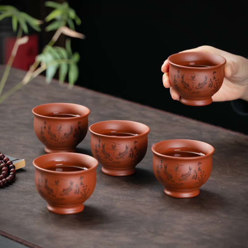 Taza de té de arcilla púrpura  - Coffee Tea Essentials reseña y precio