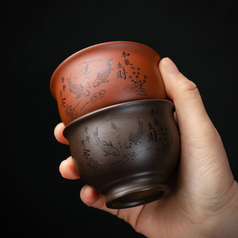 Taza de té de arcilla púrpura  - Coffee Tea Essentials reseña y precio