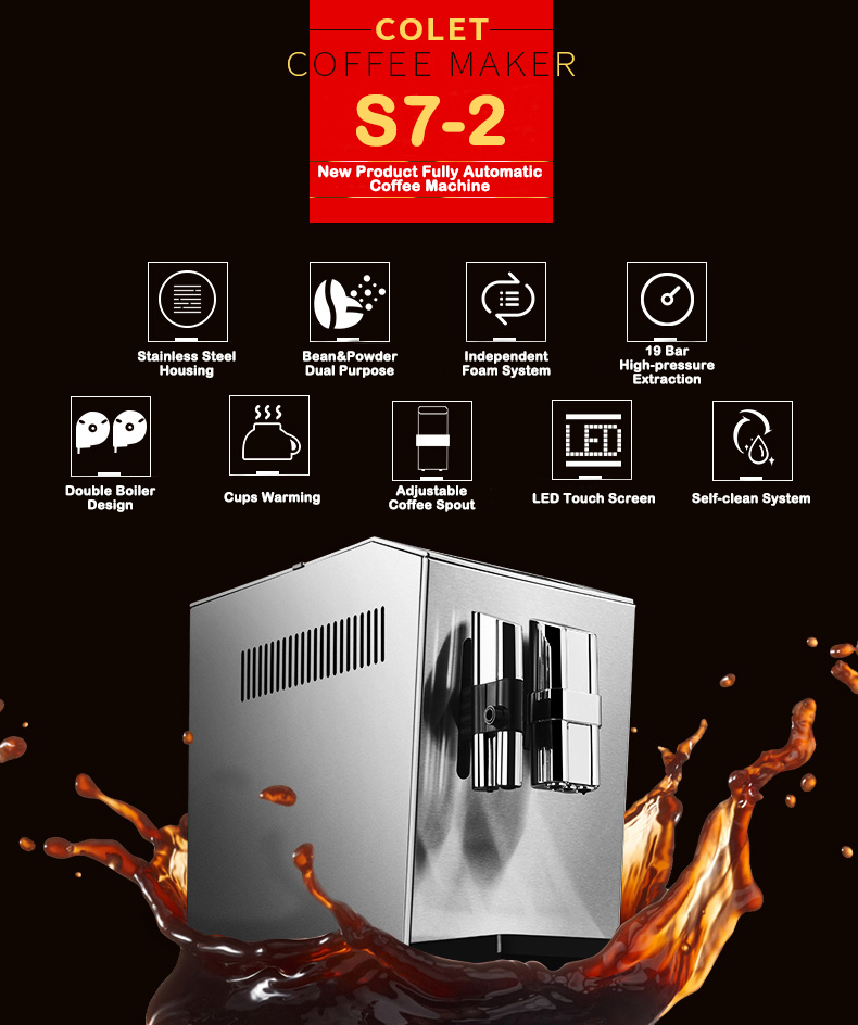 Nuevo Producto S7-2 Cafetera E - Coffee & Tea Garden Lincoln Menu reseña y precio