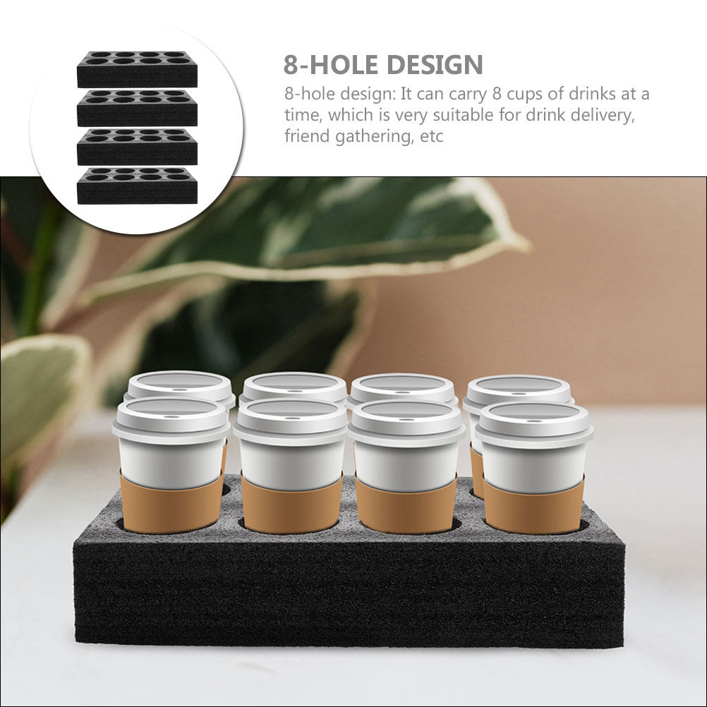 4 piezas de bandeja para bebid - Coffee Tea With Milk reseña y precio