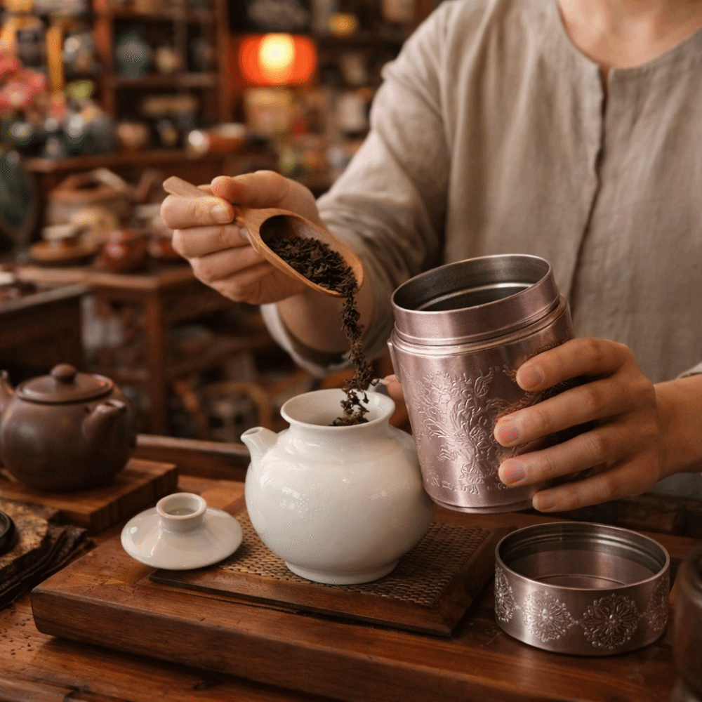 Caja de Té Mini Sellada y Engr - Tea Coffee Sugar Container reseña y precio