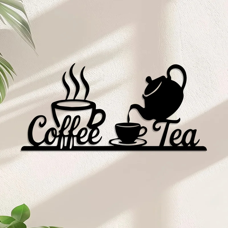 Letrero Decorativo de Pared de - Coffee Tea Icon reseña y precio