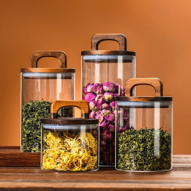 Tarro de vidrio transparente c - Tea Coffee Sugar Container reseña y precio