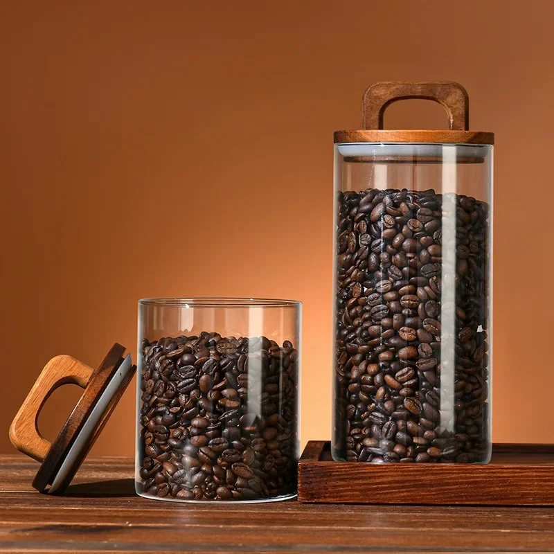 Tarro de vidrio transparente c - Tea Coffee Sugar Container reseña y precio