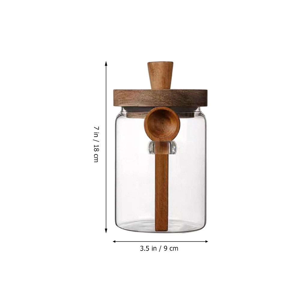 Frasco de Vidrio para Almacena - Tea Coffee Sugar Container reseña y precio