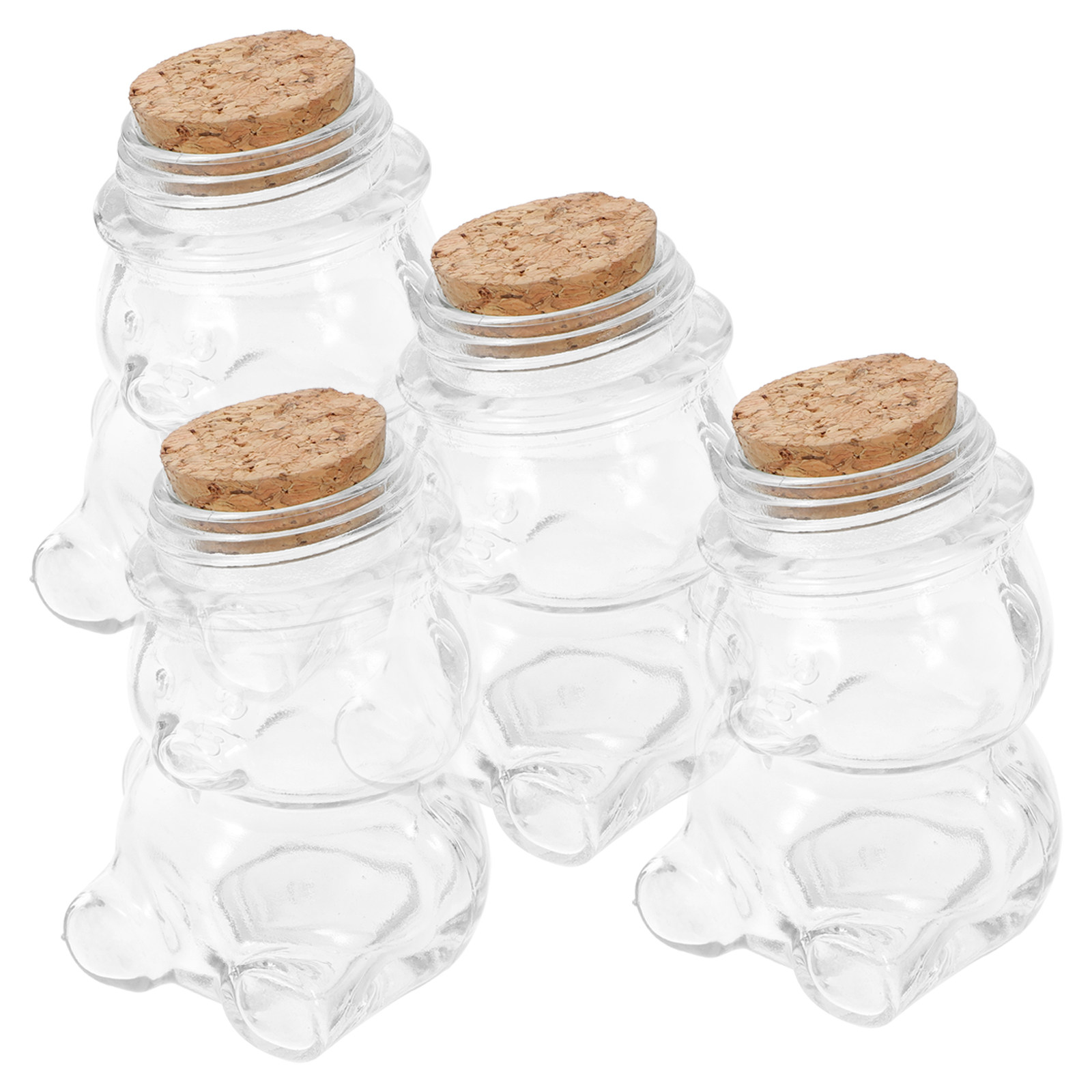 Juego de 4 tarros de cristal t - Tea Coffee Sugar Container reseña y precio