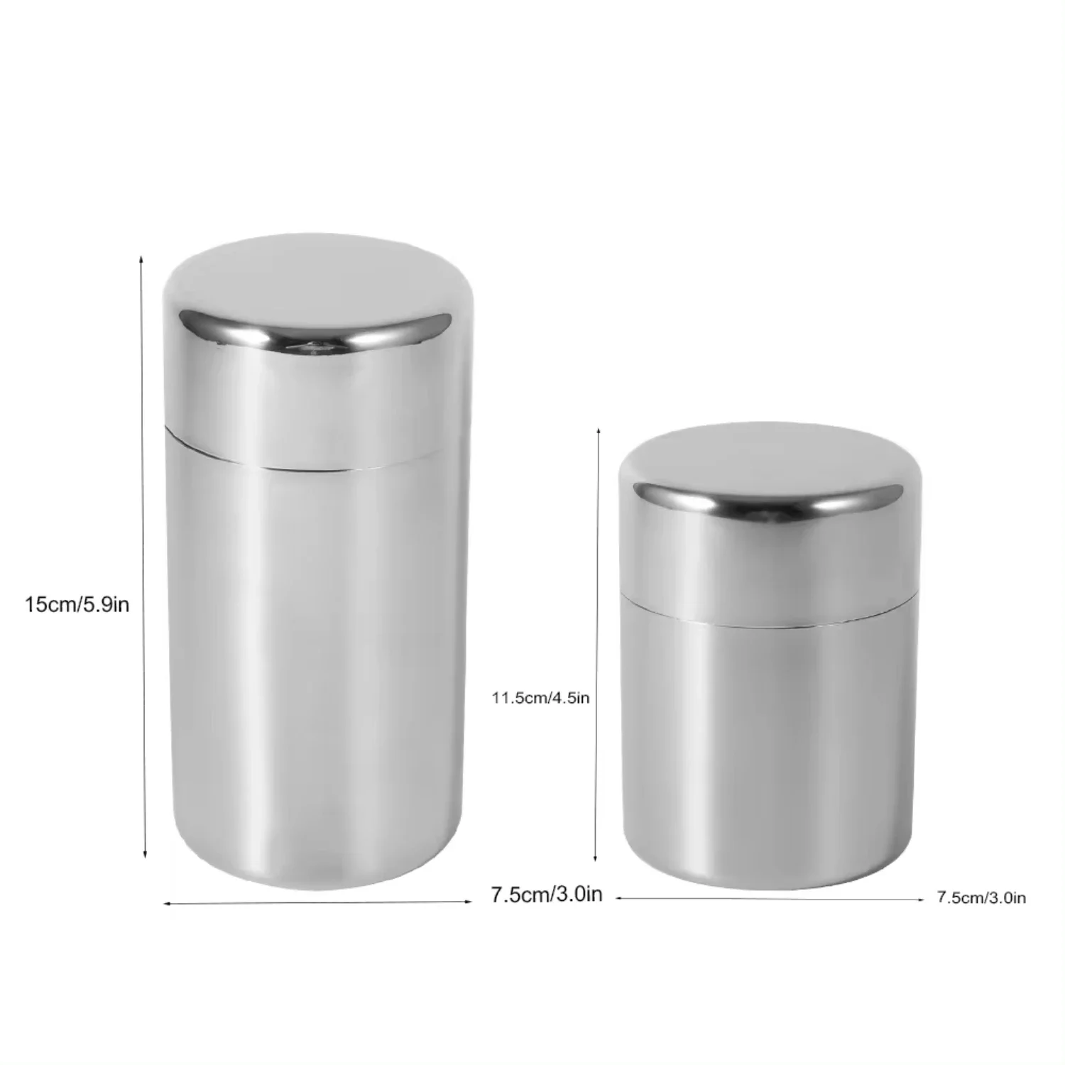 Latas de hojas de té de acero  - Tea Coffee Sugar Container reseña y precio