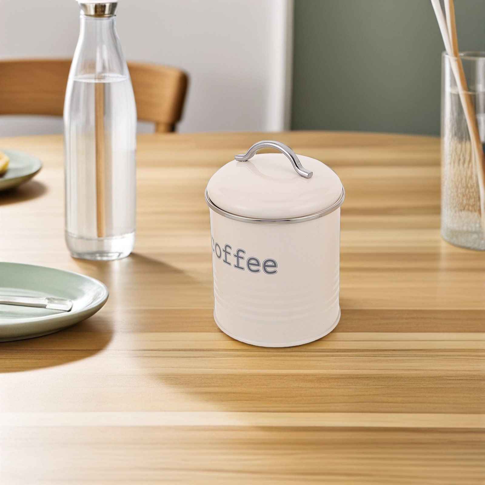Juego de 3 Recipientes Herméti - Tea Coffee Sugar Container reseña y precio